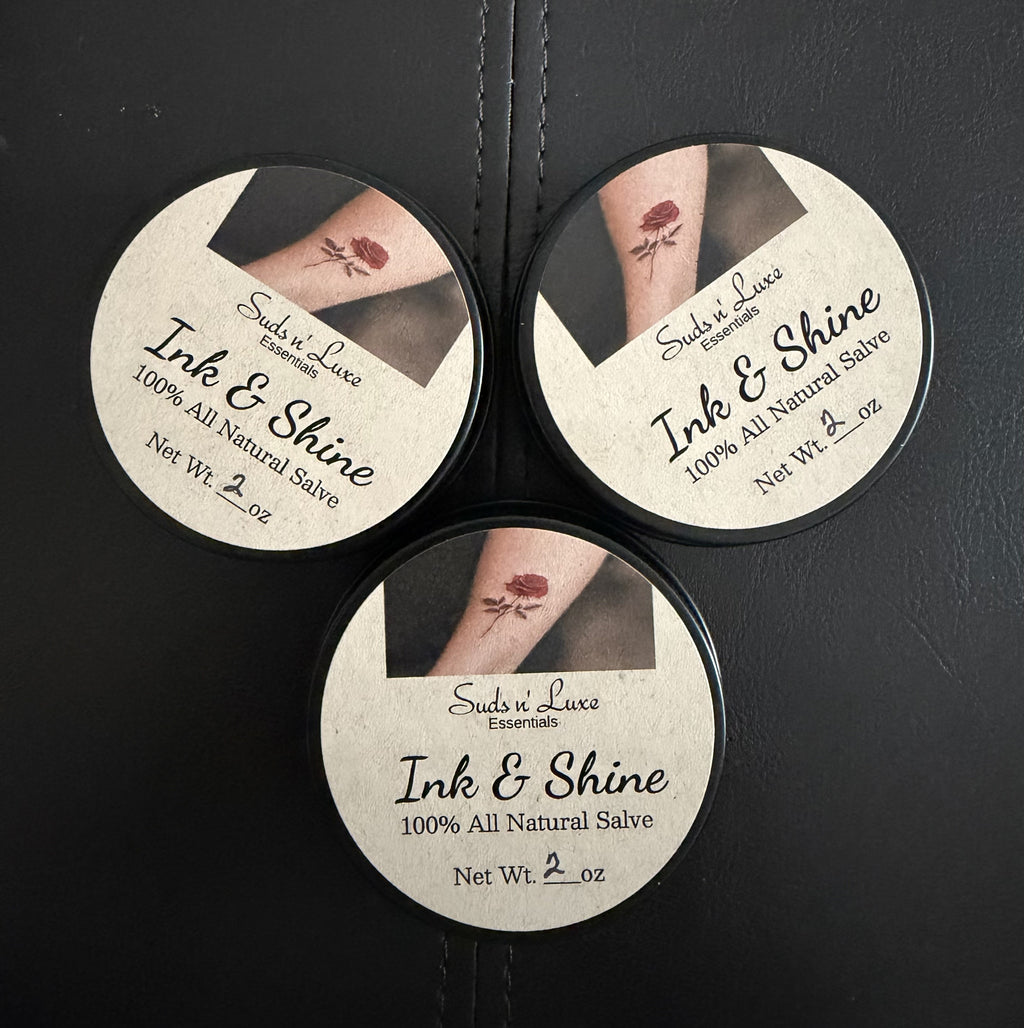 Ink & Shine Aftershave & Tattoo aftercare Salve 2oz