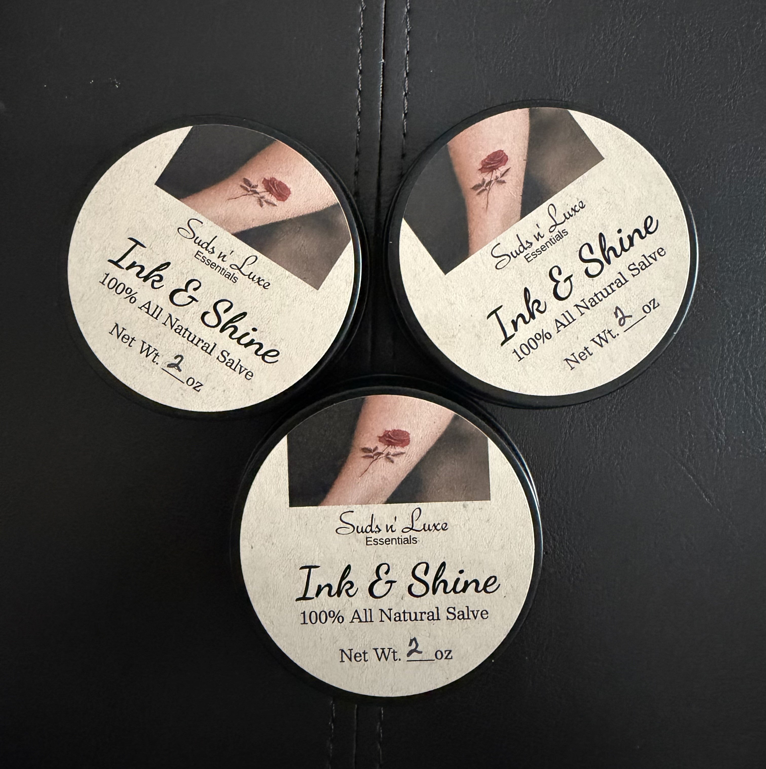Ink & Shine Aftershave & Tattoo aftercare Salve 2oz
